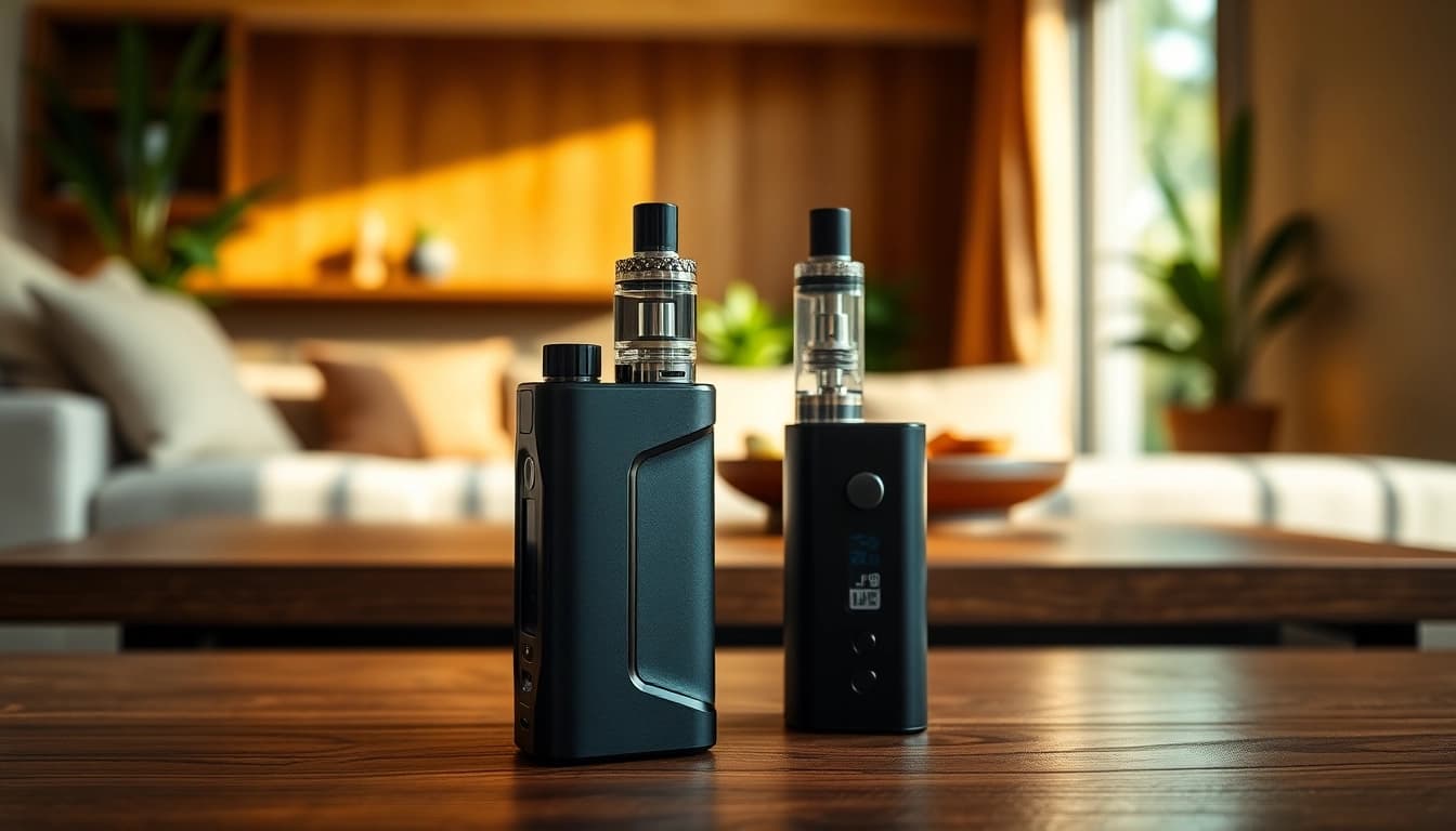 Enhance your vaping experience with premium Vape & E-Liquids in an elegant setup.