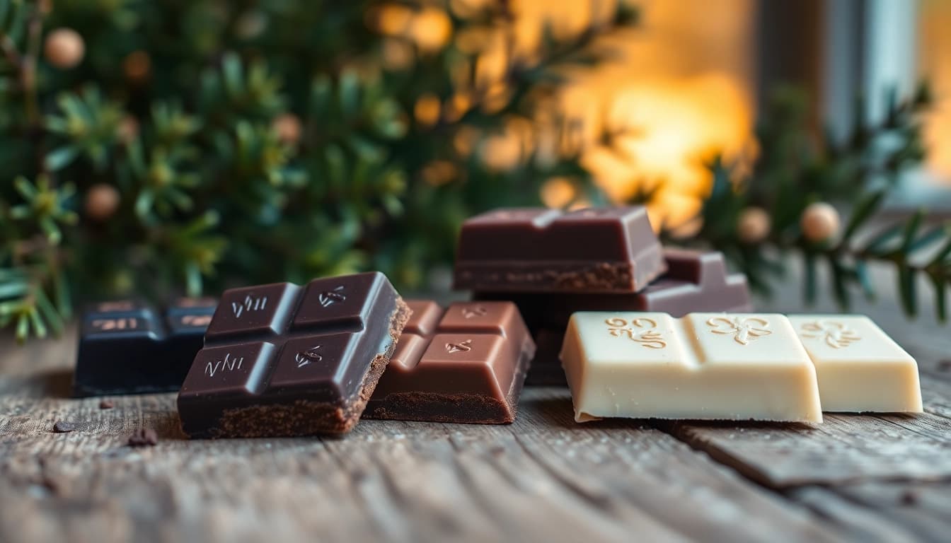 Savor the rich textures of chocolate edibles 1000mg displayed on a rustic table, inviting indulgence.