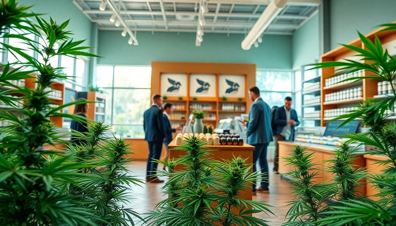 Find out where can you buy weed legally at a modern dispensary with organized products and lively atmosphere.