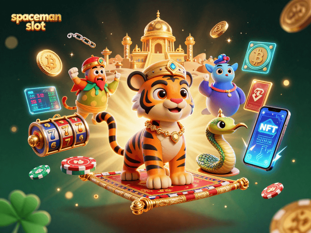 Experience the thrills of spaceman slot with vibrant characters and dynamic casino elements.