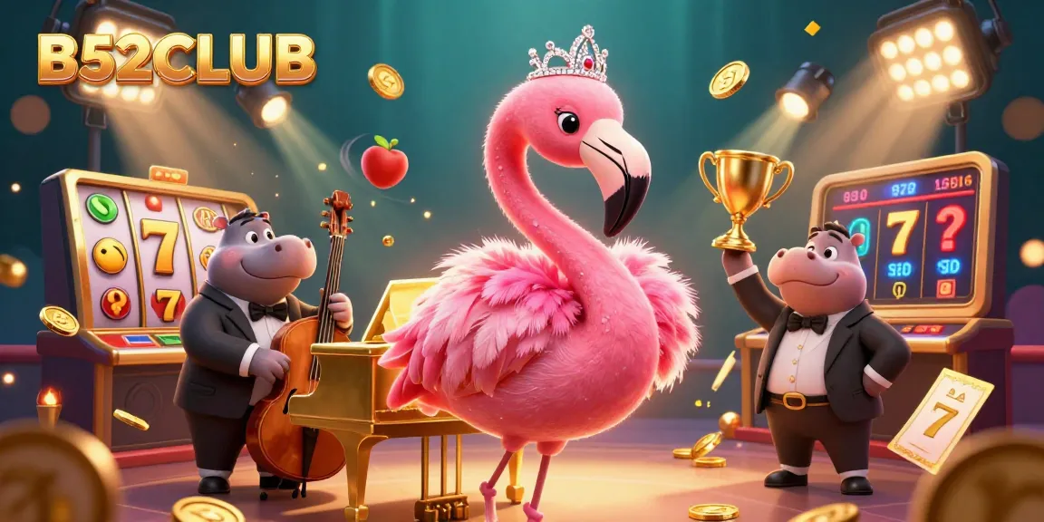B52CLUB engages players with vibrant slot games, featuring lively characters and dynamic elements.