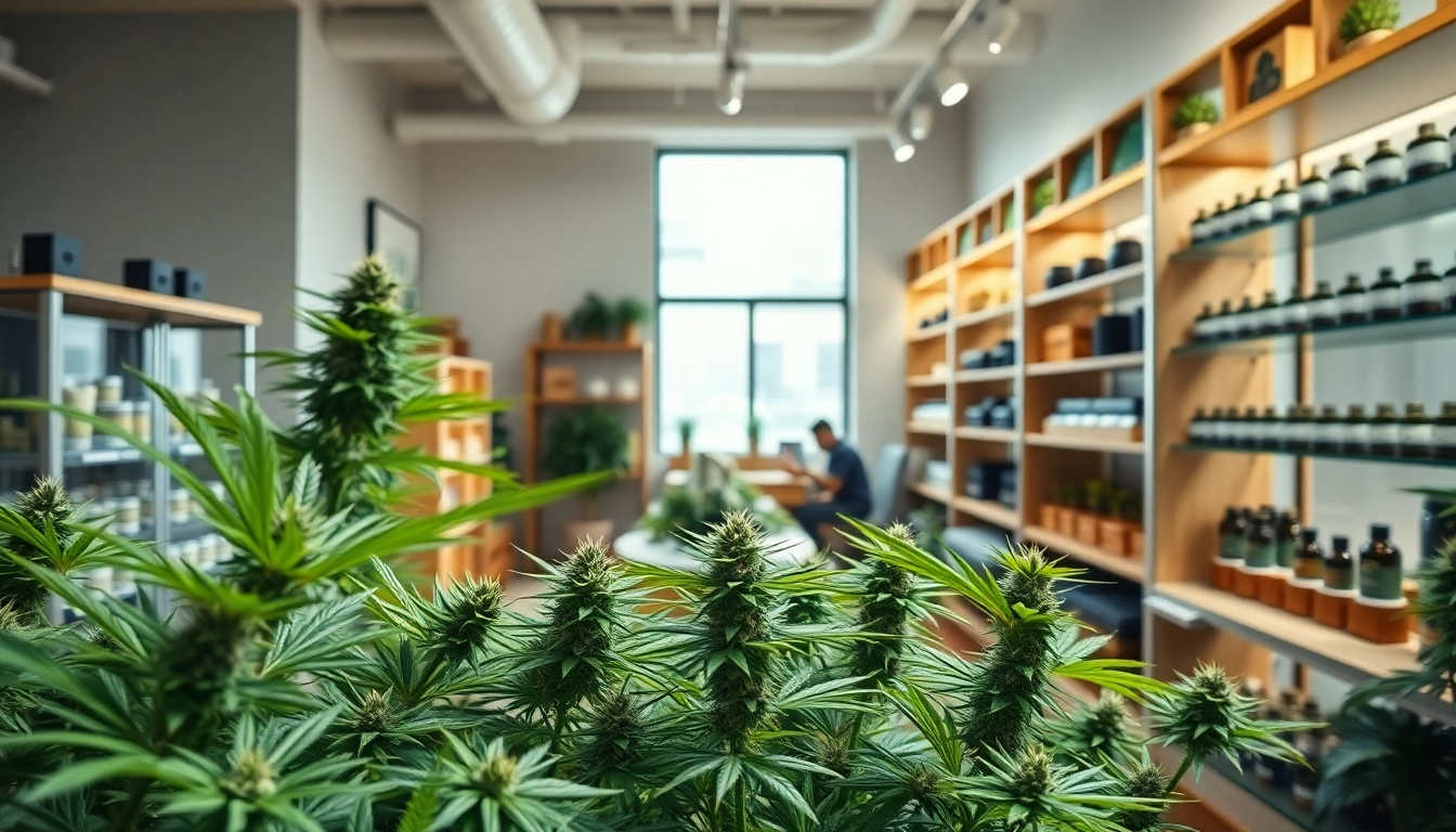 Shop curated cannabis selections in a vibrant Weed Store showcasing quality products.