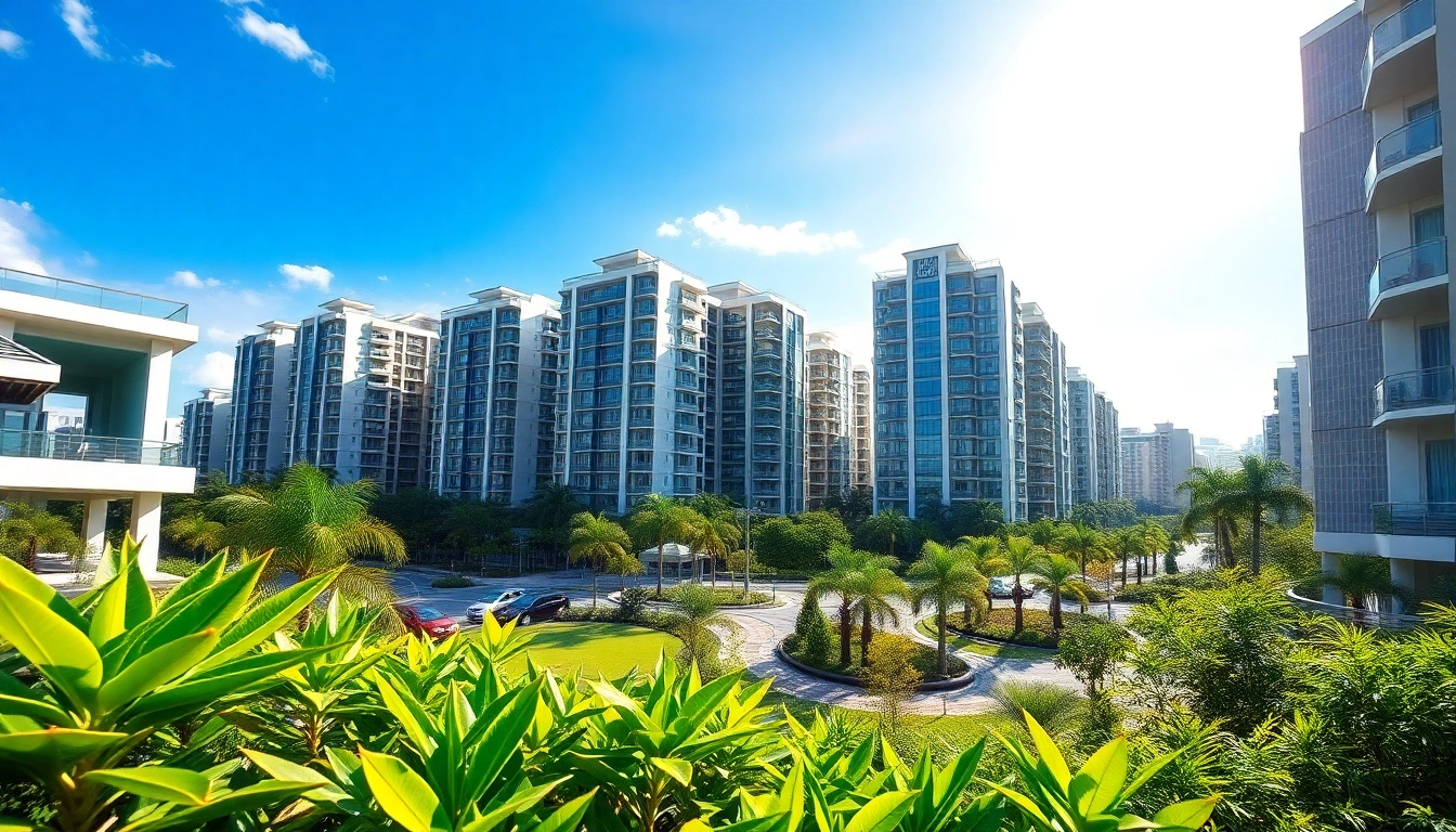 View of a luxurious tampines ec development showcasing modern architecture and vibrant surroundings.