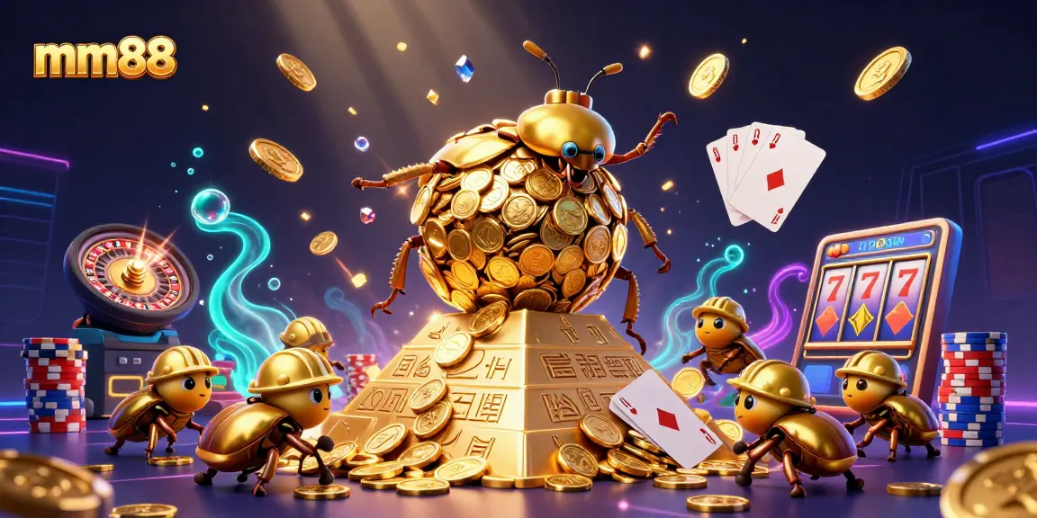 Experience exciting gameplay at mm88 with golden treasures and vibrant casino elements.